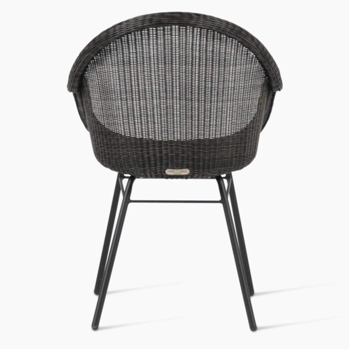 Vincent Shepherd Edgard Outdoor Dining Chair Steel A Base