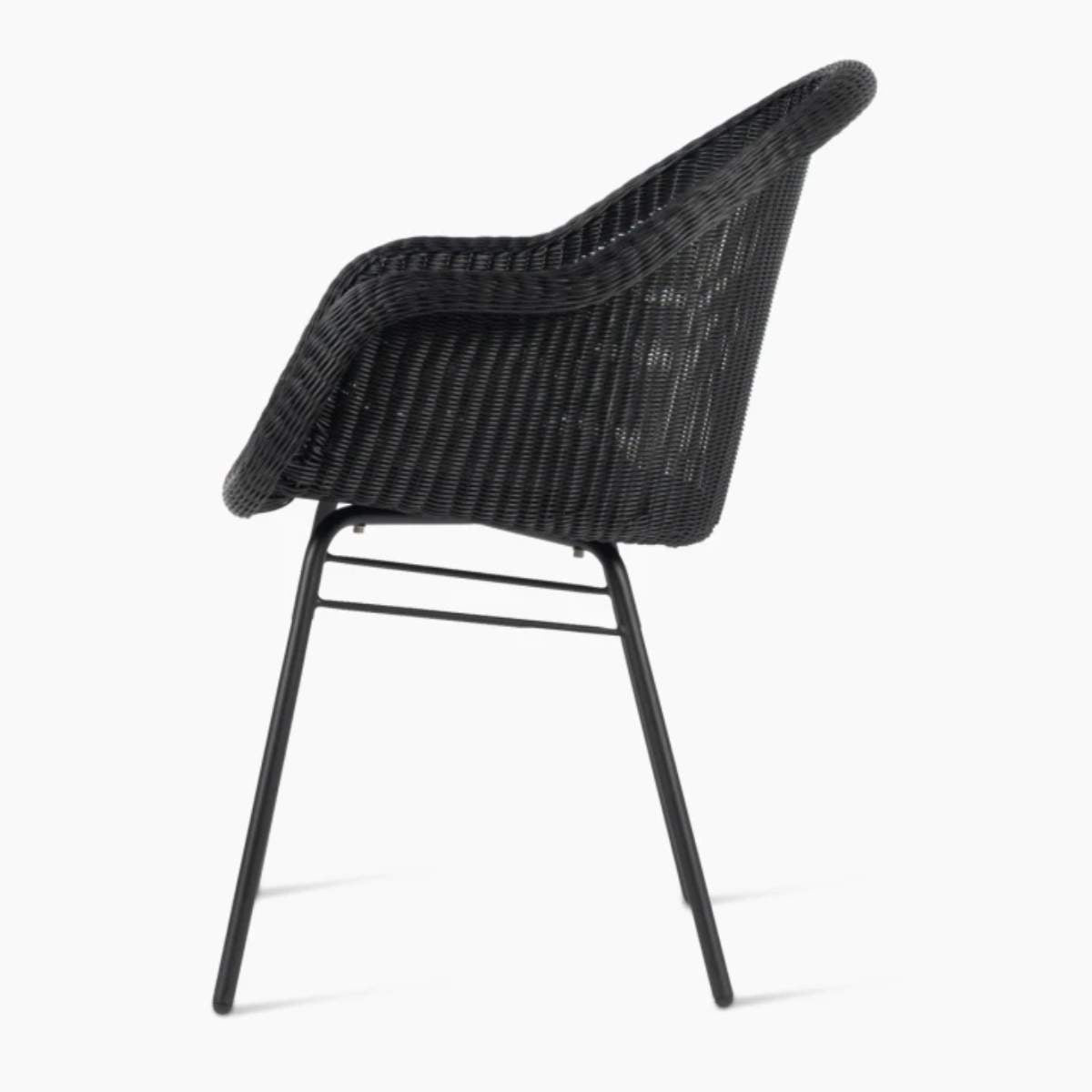 Vincent Shepherd Edgard Outdoor Dining Chair Steel A Base