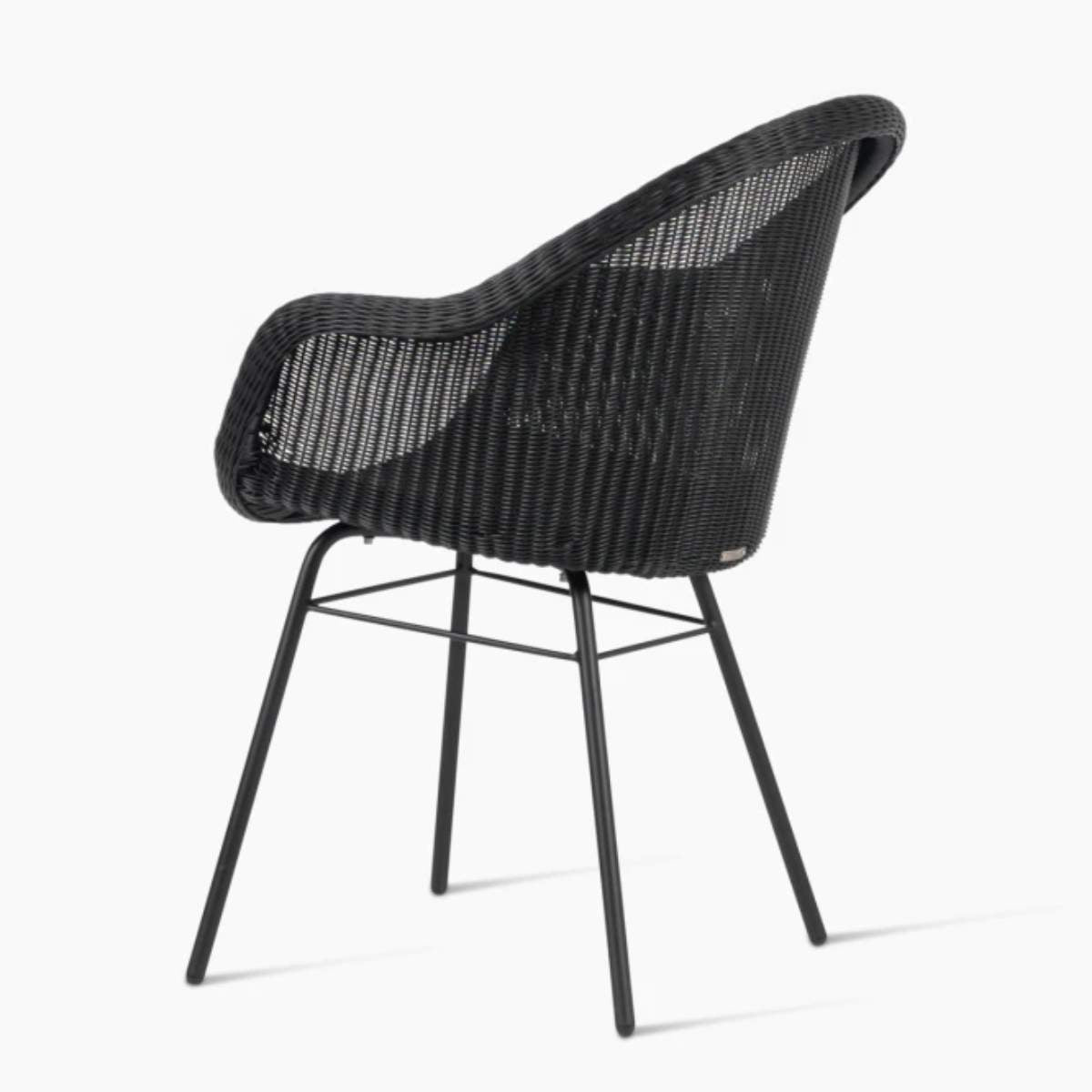Vincent Shepherd Edgard Outdoor Dining Chair Steel A Base