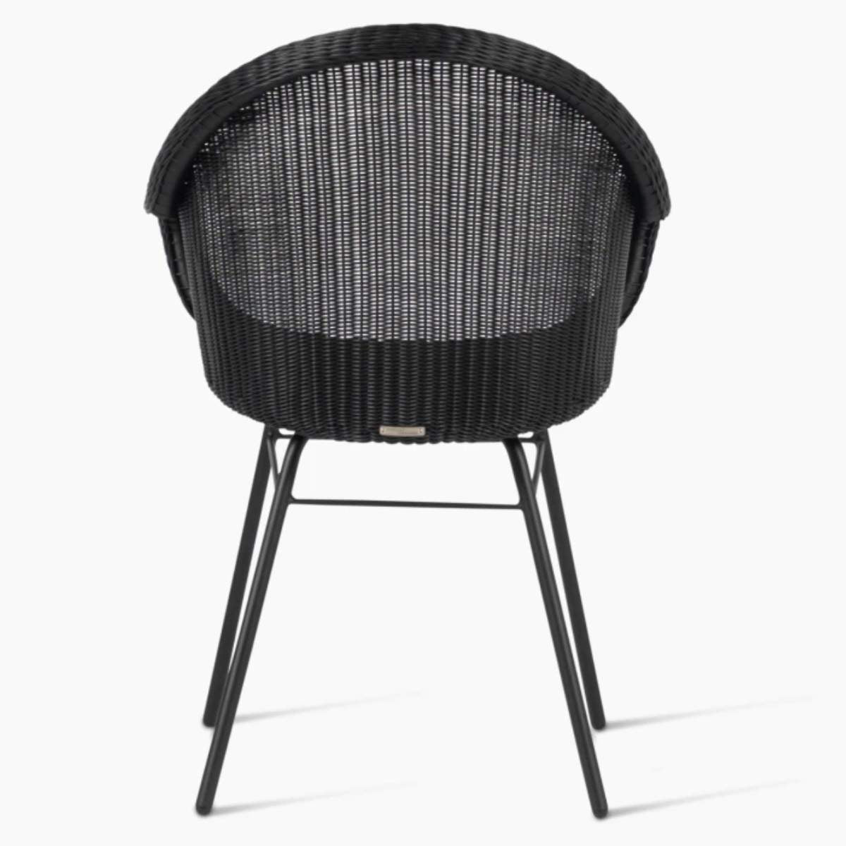 Vincent Shepherd Edgard Outdoor Dining Chair Steel A Base