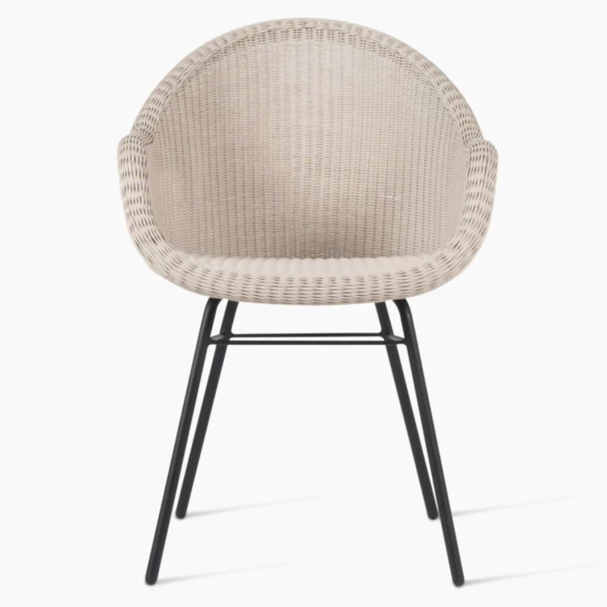 Vincent Shepherd Edgard Outdoor Dining Chair Steel A Base