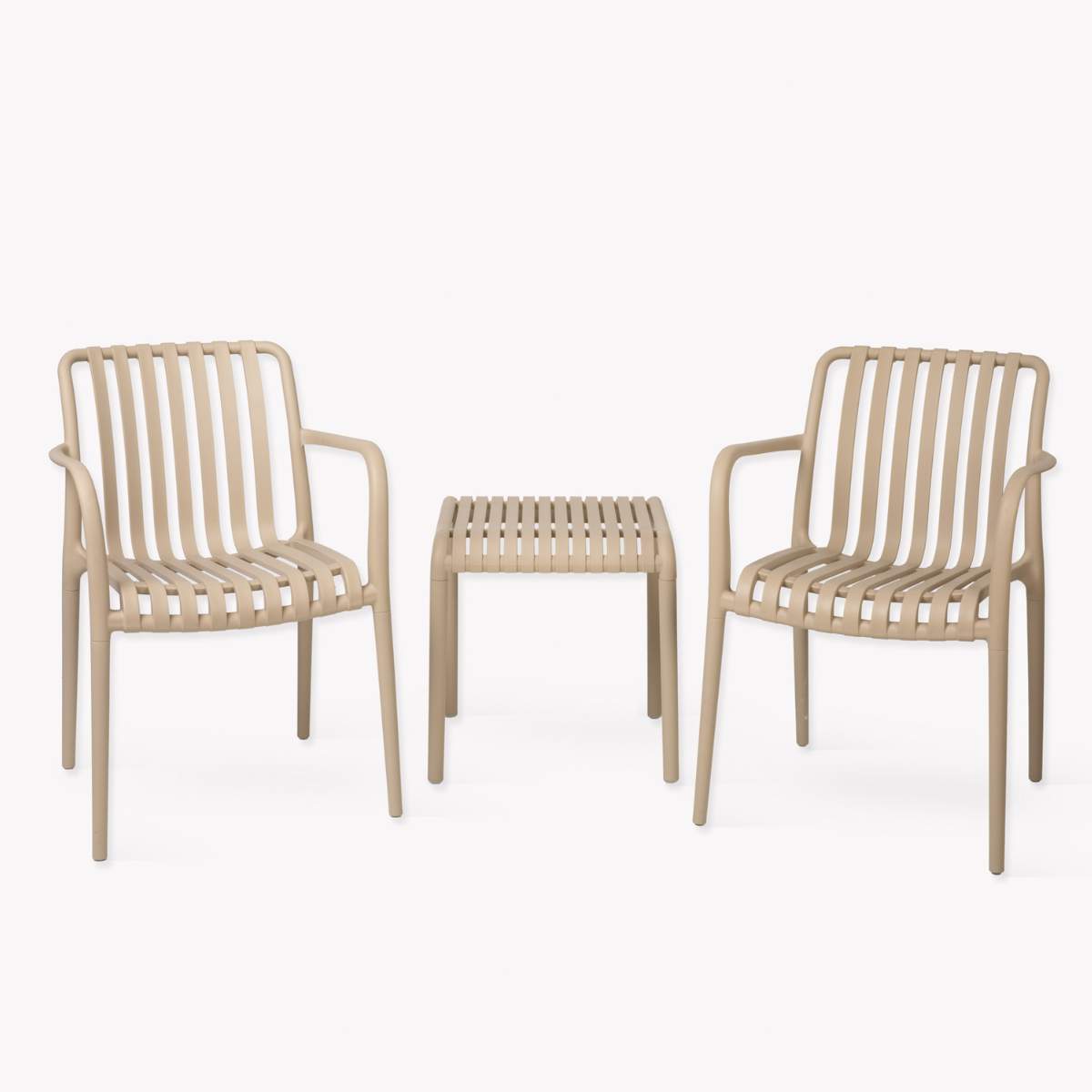 Garden Trading Edgeworth Armchair & Side Table Set Clay