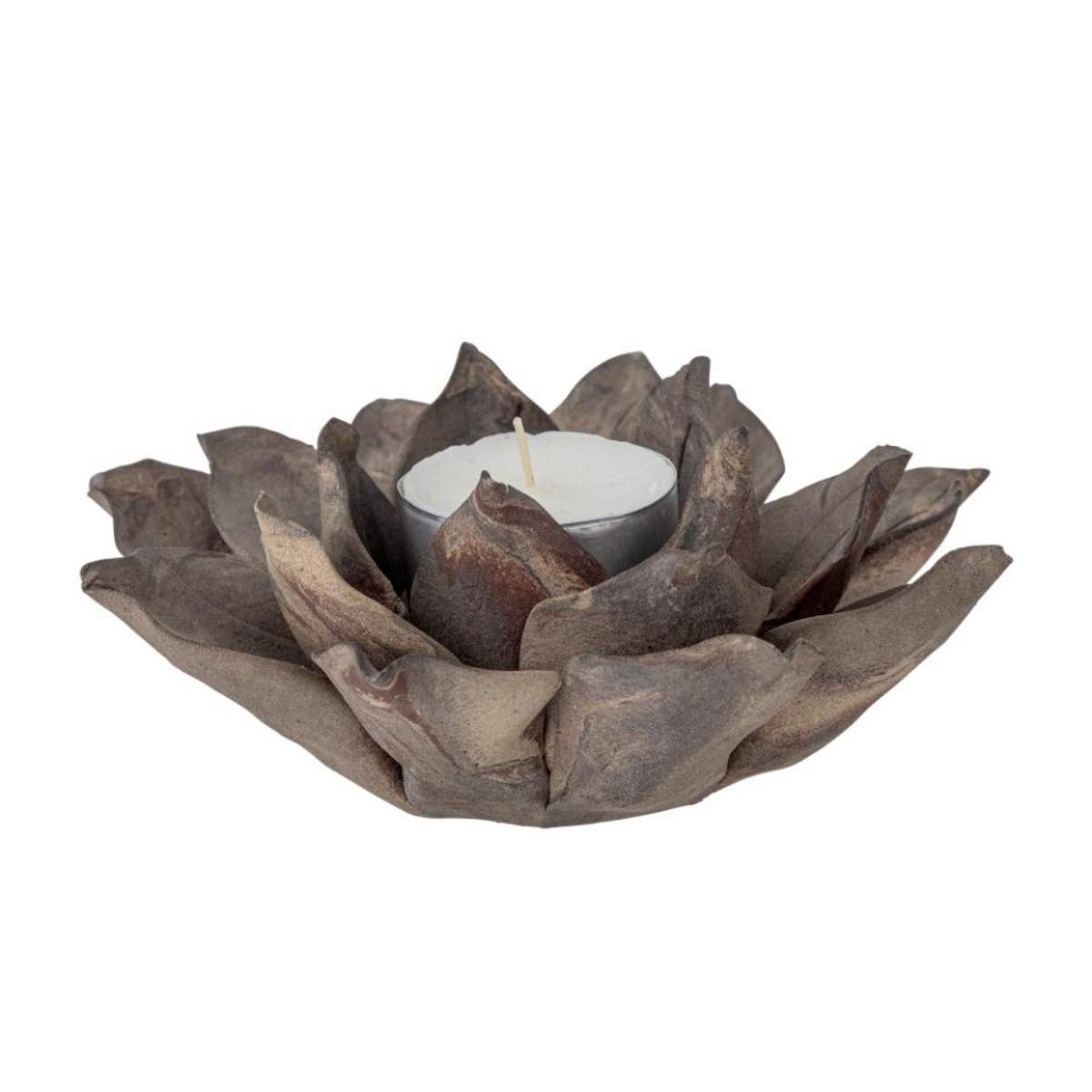 Bloomingville Eira Votive, Brown, Stoneware