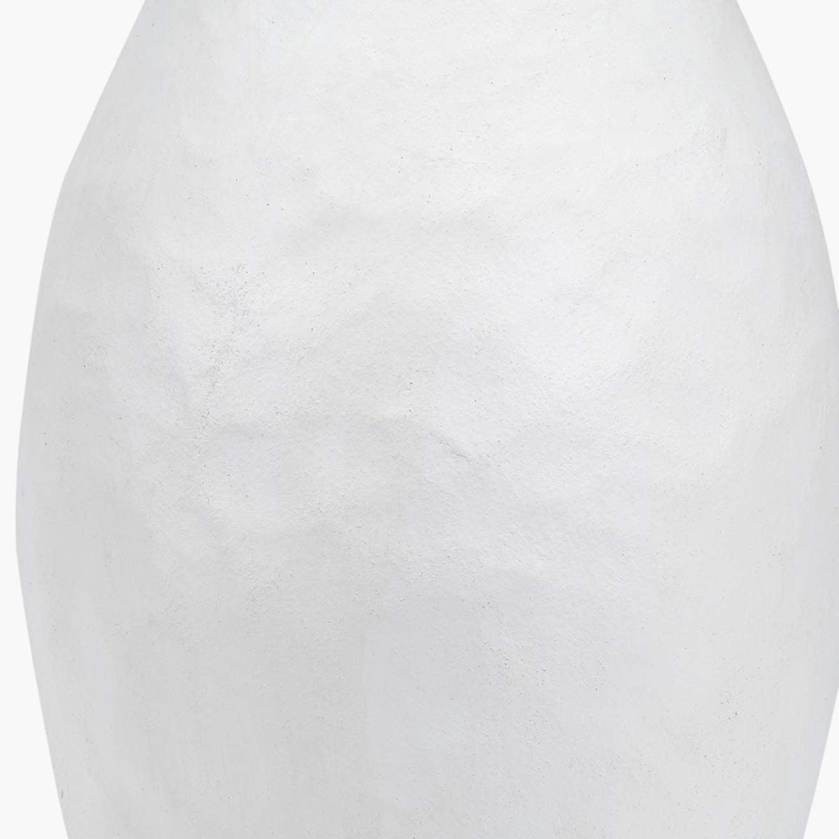 Pacific Lifestyle Eirene White Textured Stoneware Table Lamp Base
