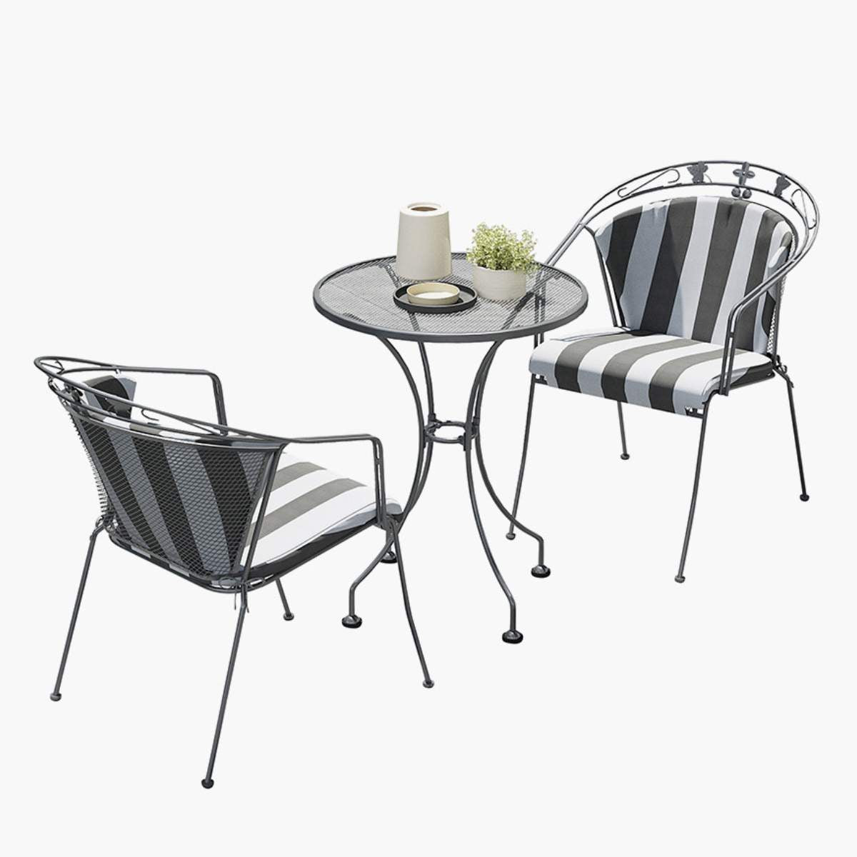 Pacific Lifestyle Elegance Bistro Set with Cushions
