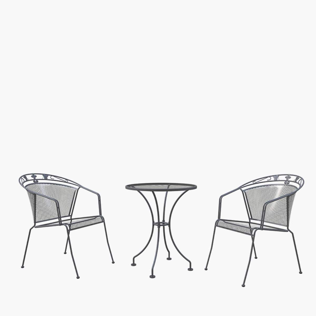 Pacific Lifestyle Elegance Bistro Set with Cushions