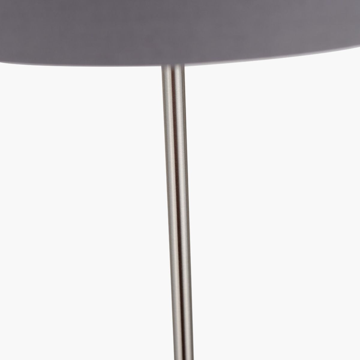 Pacific Lifestyle Elin Brushed Silver and Steel Grey Floor Lamp
