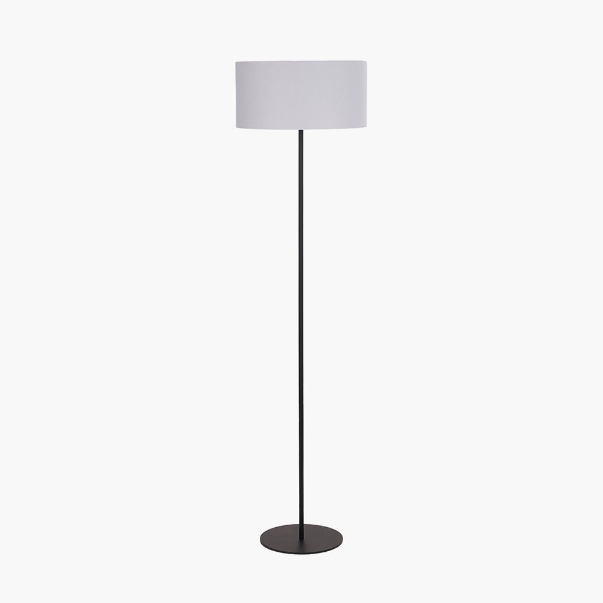 Pacific Lifestyle Elin Matt Black and Ivory Floor Lamp