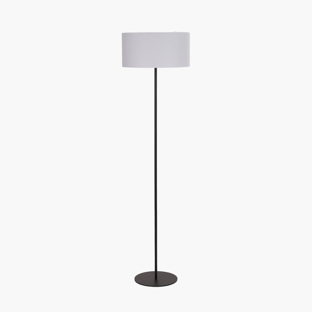 Pacific Lifestyle Elin Matt Black and Ivory Floor Lamp