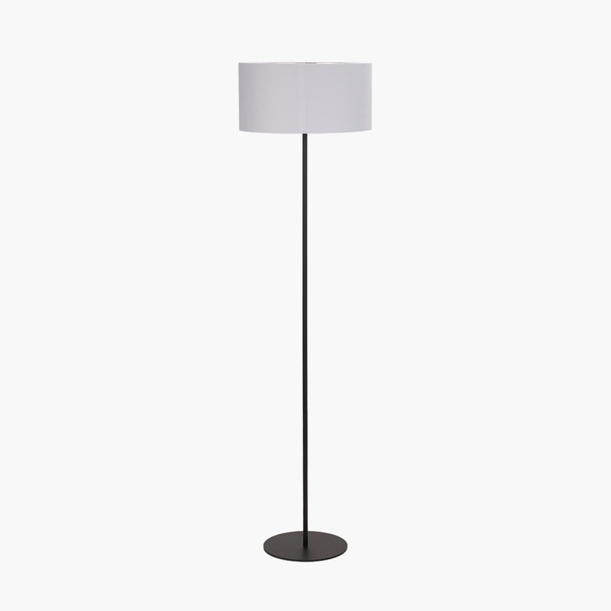 Pacific Lifestyle Elin Matt Black and Ivory Floor Lamp