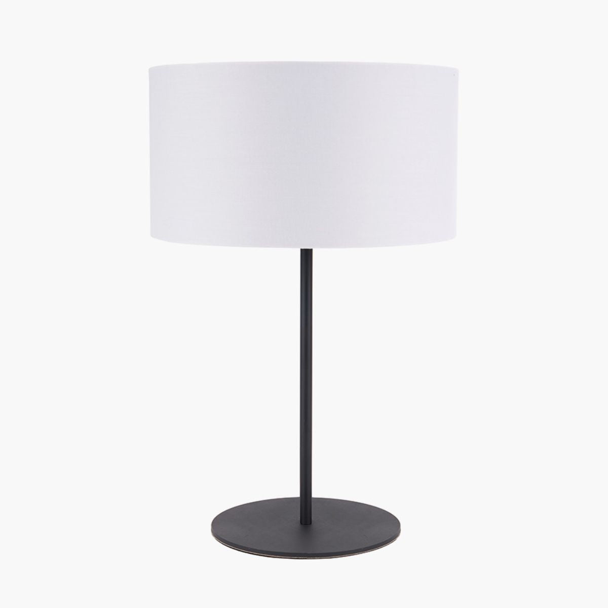 Pacific Lifestyle Elin Matt Black and Ivory Table Lamp
