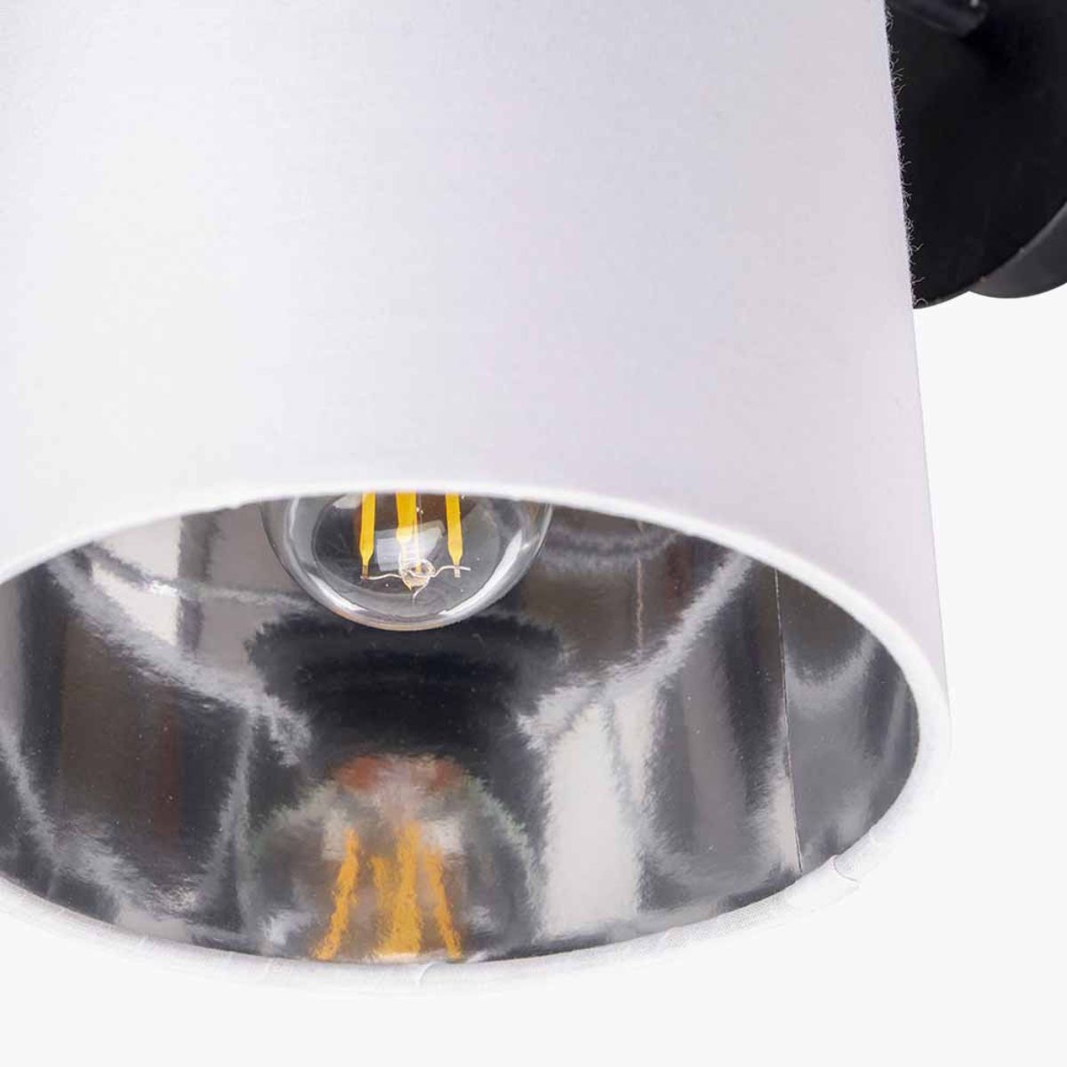 Pacific Lifestyle Elin Matt Black and Ivory Wall Light
