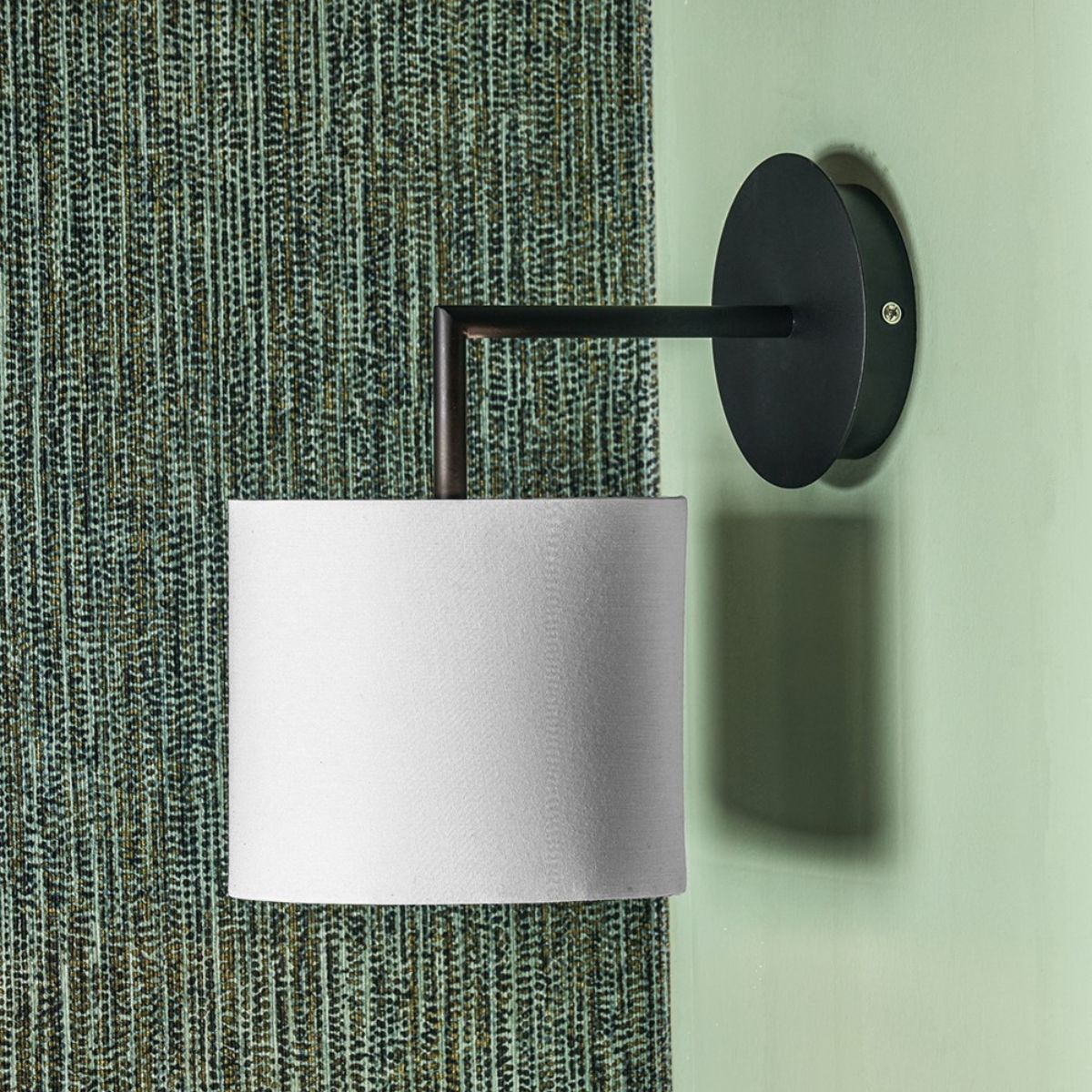 Pacific Lifestyle Elin Matt Black and Ivory Wall Light