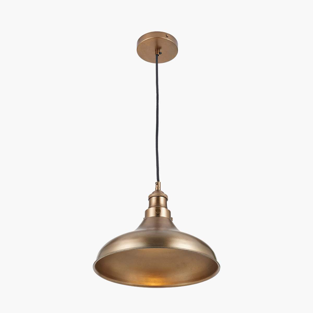 Pacific Lifestyle Ellis Antique Brass Café Metal Pendant