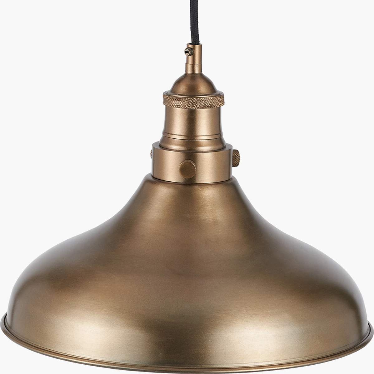 Pacific Lifestyle Ellis Antique Brass Café Metal Pendant