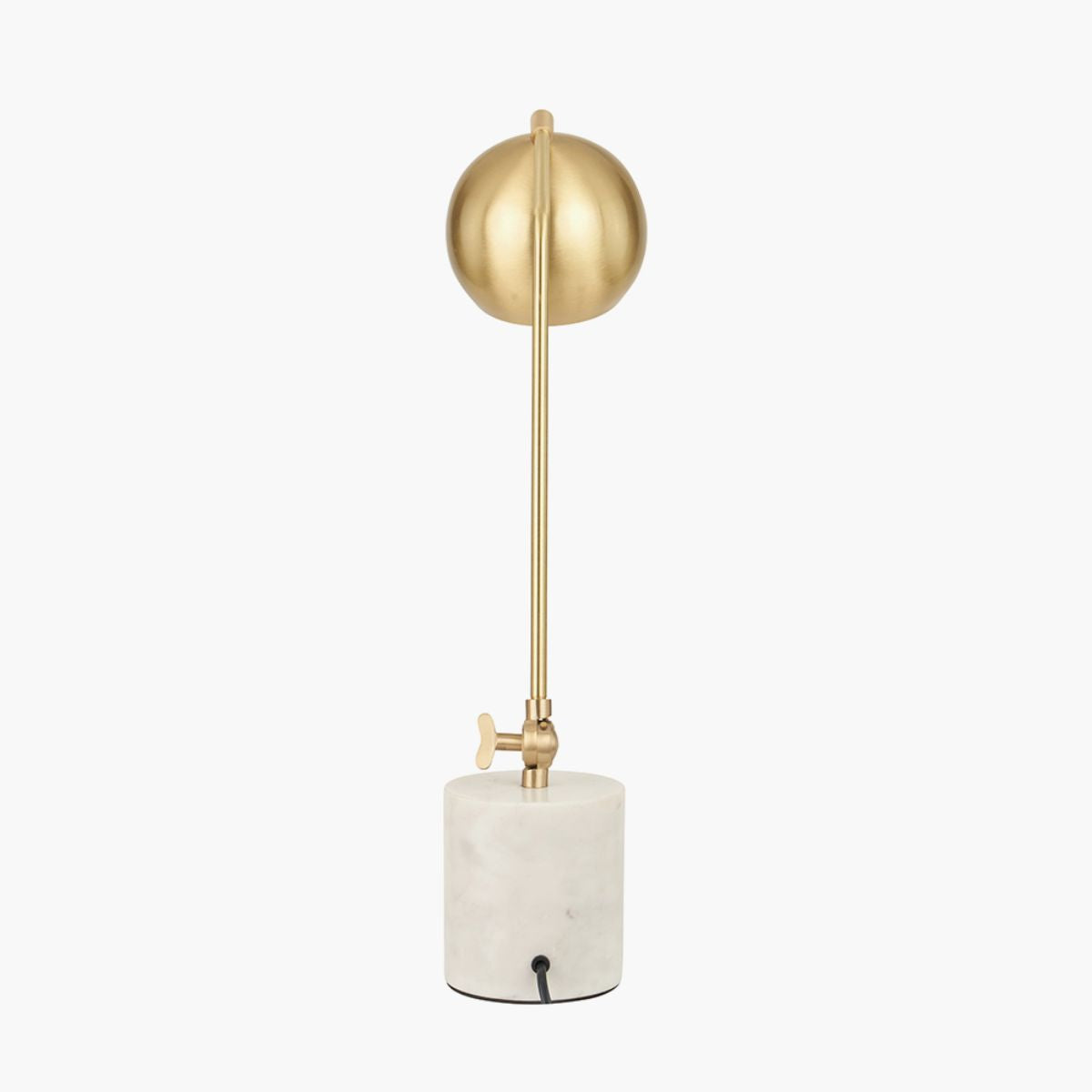 Pacific Lifestyle Eloise Gold Metal and Marble Table Lamp