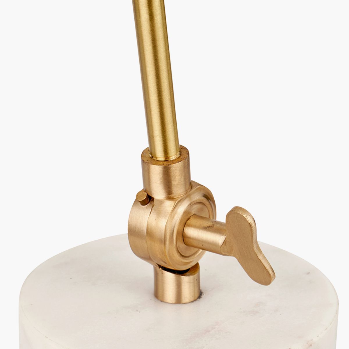 Pacific Lifestyle Eloise Gold Metal and Marble Table Lamp