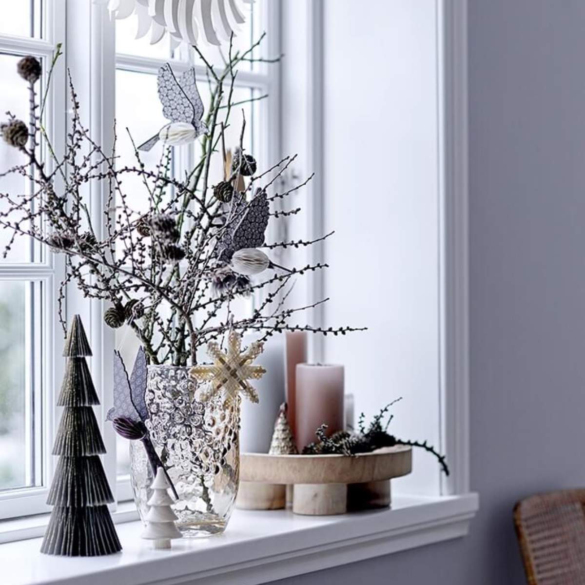 Bloomingville Emalia Vase, Brown, Glass