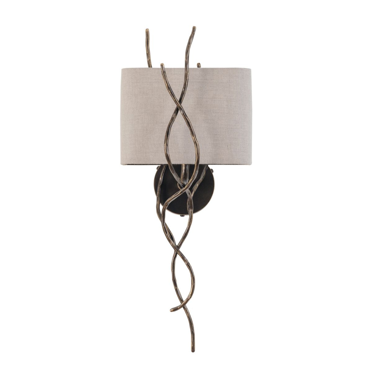 Libra Interiors Ember set of 2 Iron Wall Lights