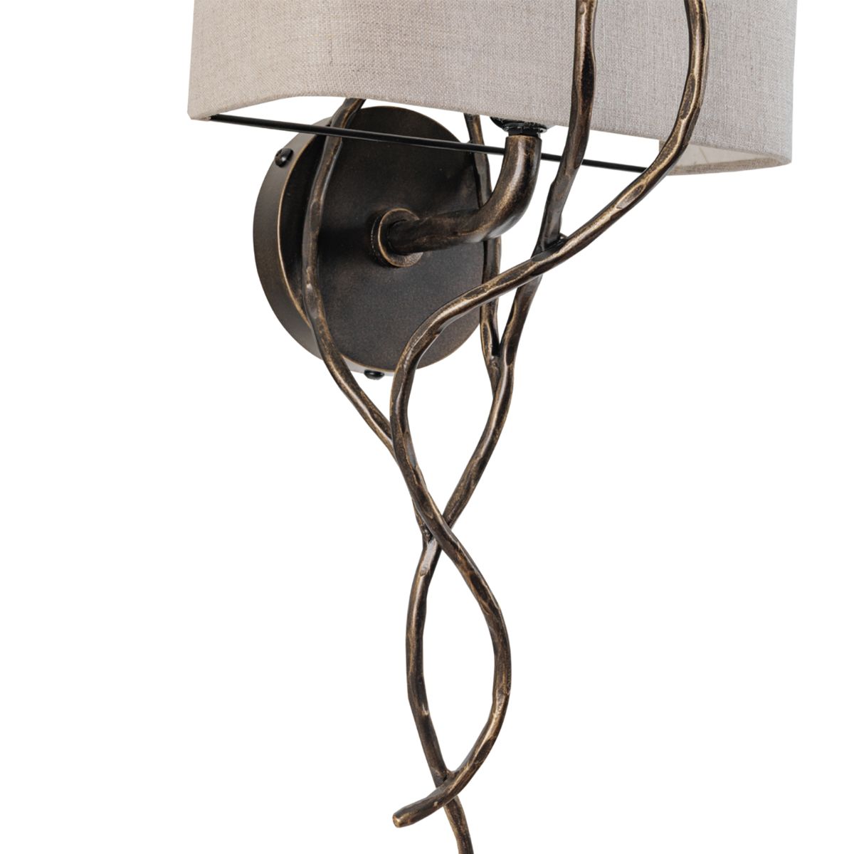 Libra Interiors Ember set of 2 Iron Wall Lights