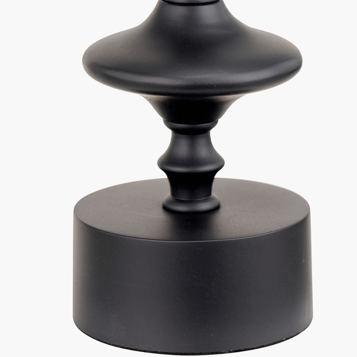 Pacific Lifestyle Emilio Matt Black Candlestick Table Lamp Base