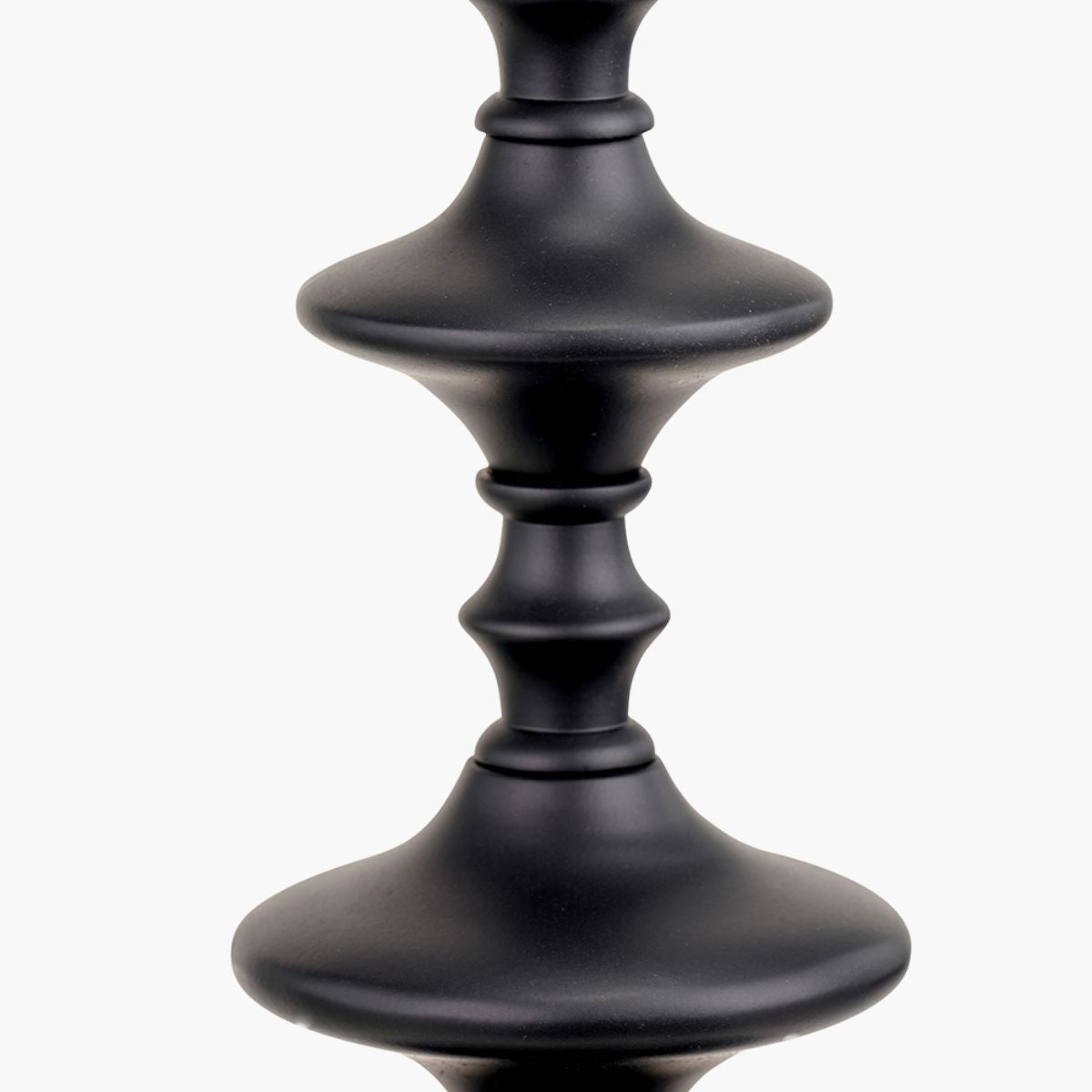 Pacific Lifestyle Emilio Matt Black Candlestick Table Lamp Base