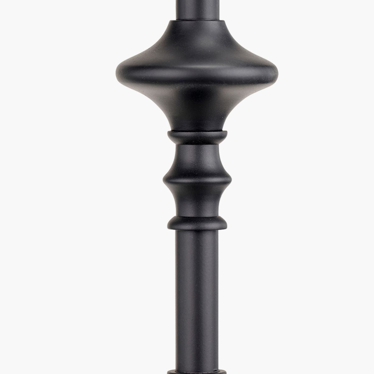 Pacific Lifestyle Emilio Matt Black Candlestick Table Lamp Base