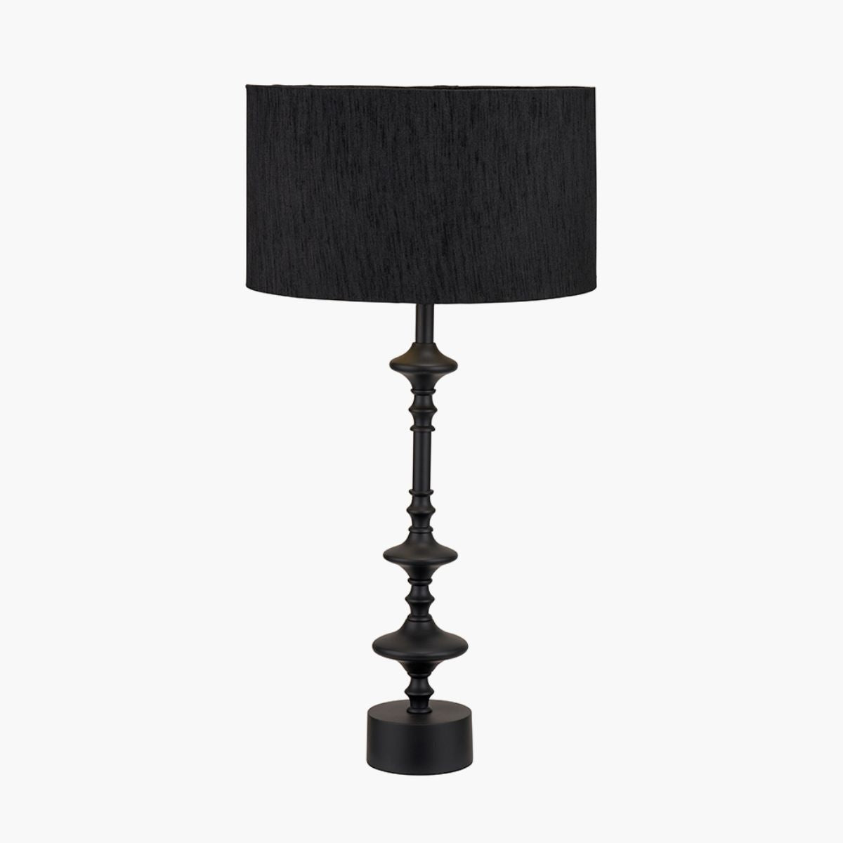 Pacific Lifestyle Emilio Matt Black Candlestick Table Lamp Base