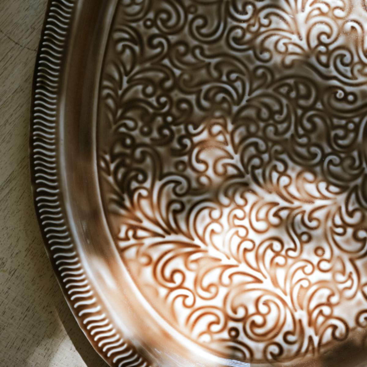 Morgan Wright Enamel Platter Oval