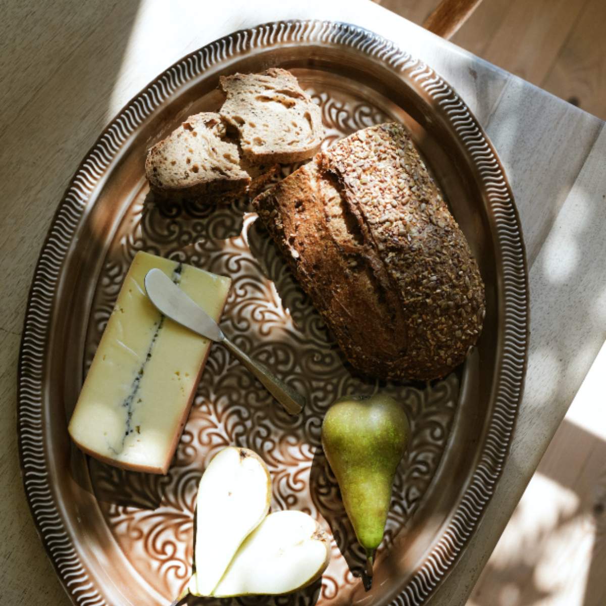 Morgan Wright Enamel Platter Oval