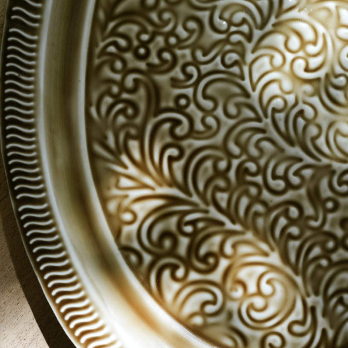 Morgan Wright Enamel Platter Oval