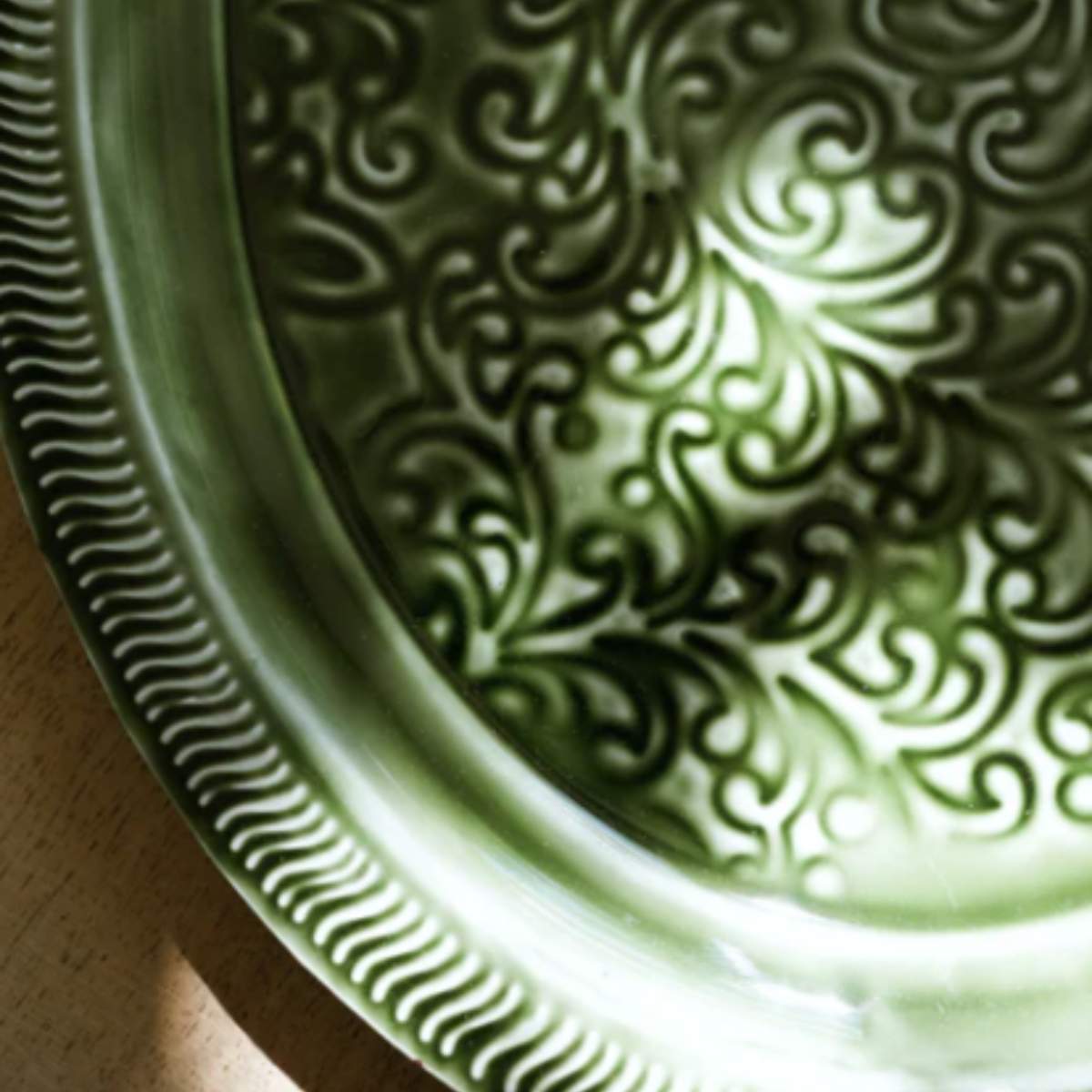 Morgan Wright Enamel Platter