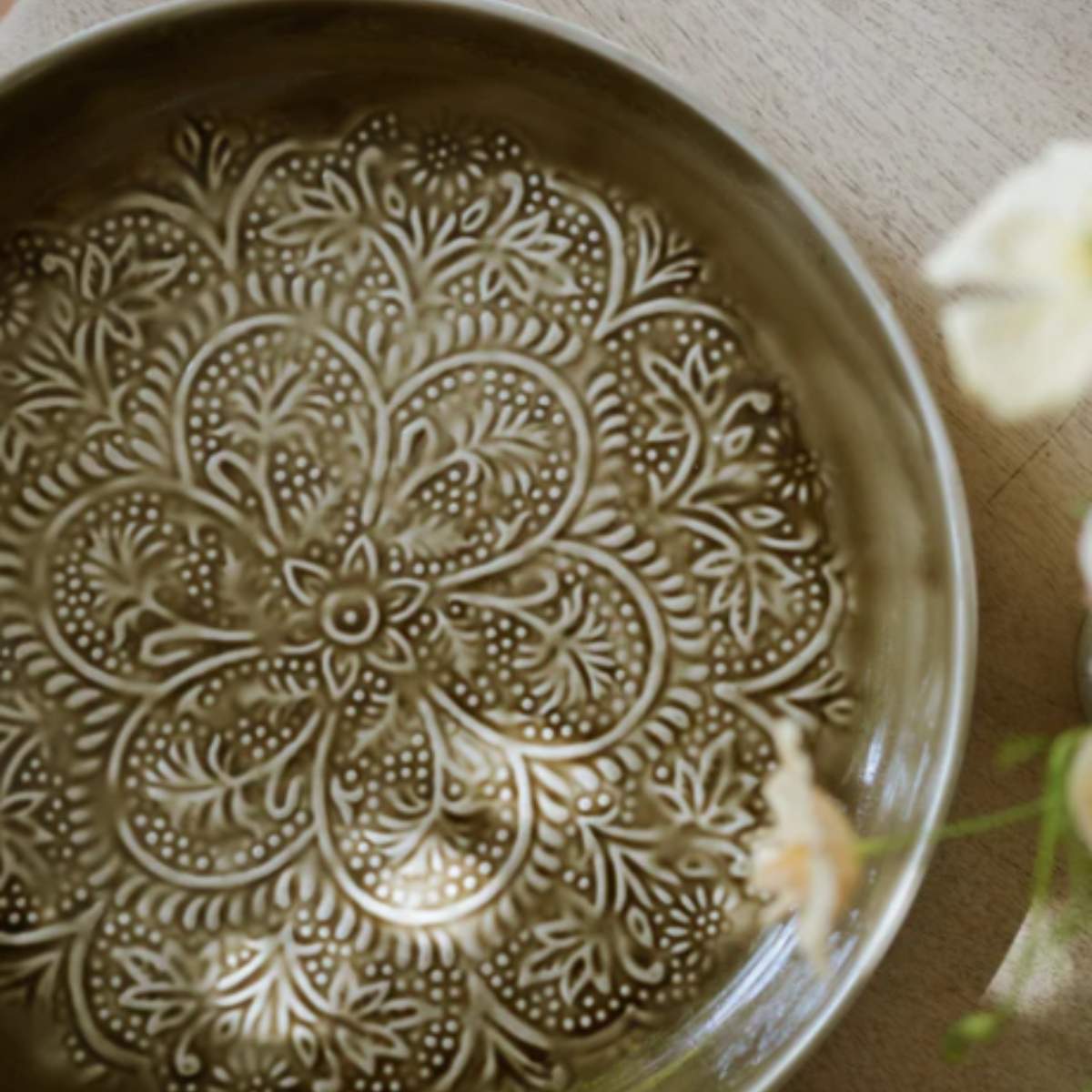 Morgan Wright Enamel Platter