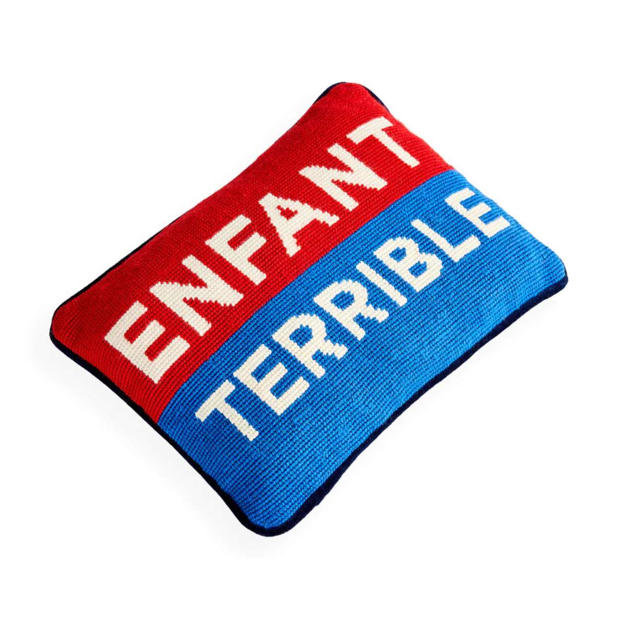 Jonathan Adler Enfant Terrible Needlepoint Cushion
