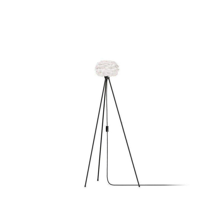 Eos Micro Feather Lamp Shade - White 20cm - Umage-Beaumonde