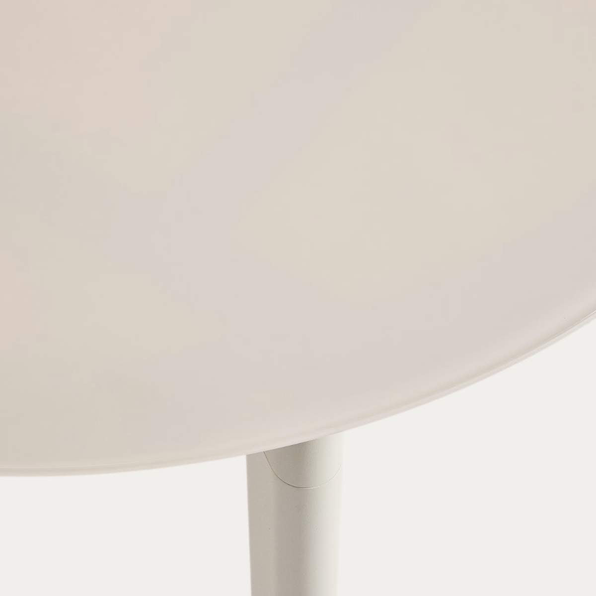 Kave Home Erice oval table in aluminium and ecru tempered glass 230 x 100 cm