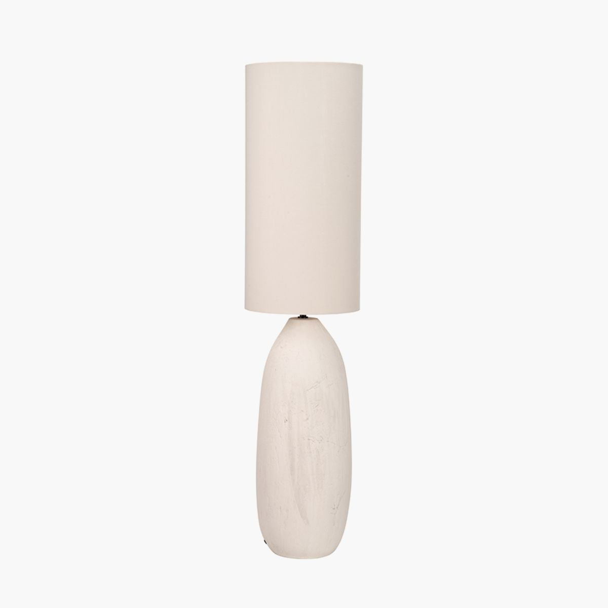 Pacific Lifestyle Erika White Vintage Textured Ceramic Floor Lamp