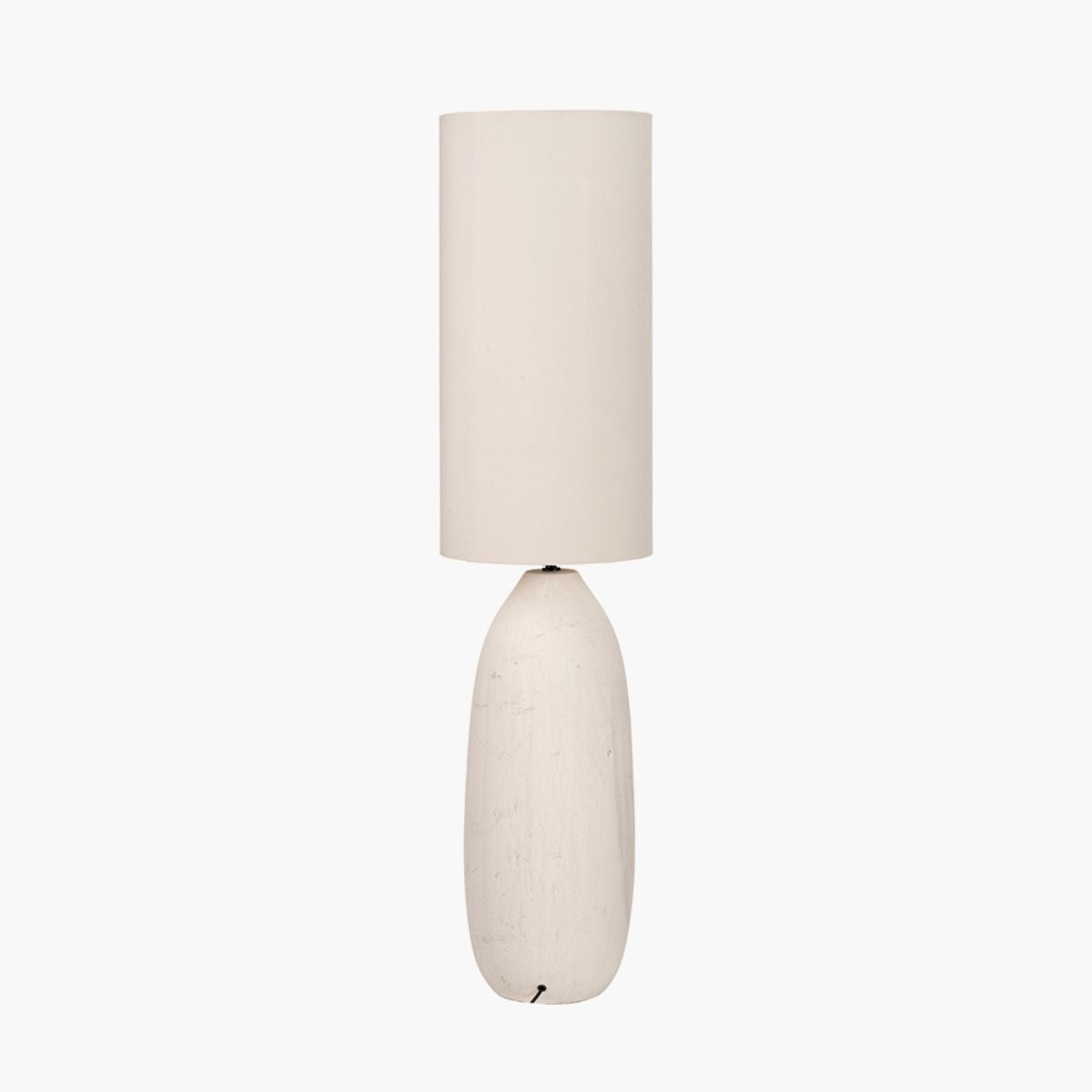 Pacific Lifestyle Erika White Vintage Textured Ceramic Floor Lamp