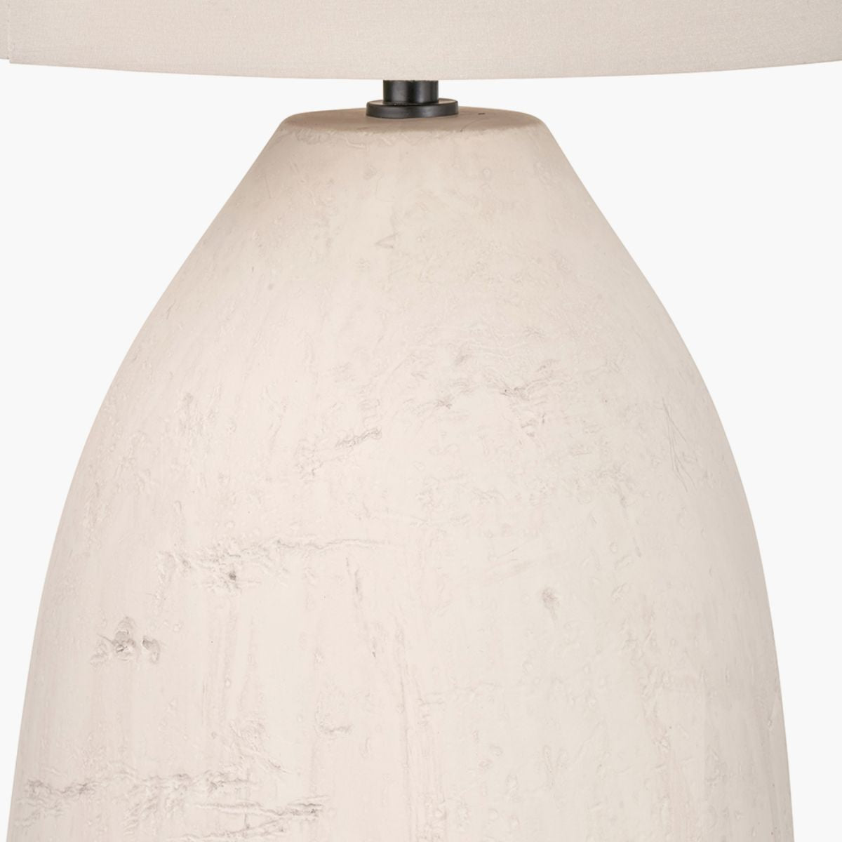 Pacific Lifestyle Erika White Vintage Textured Ceramic Floor Lamp