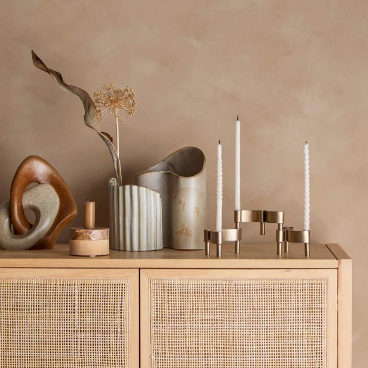 Bloomingville Esad Deco, Brown, Polyresin