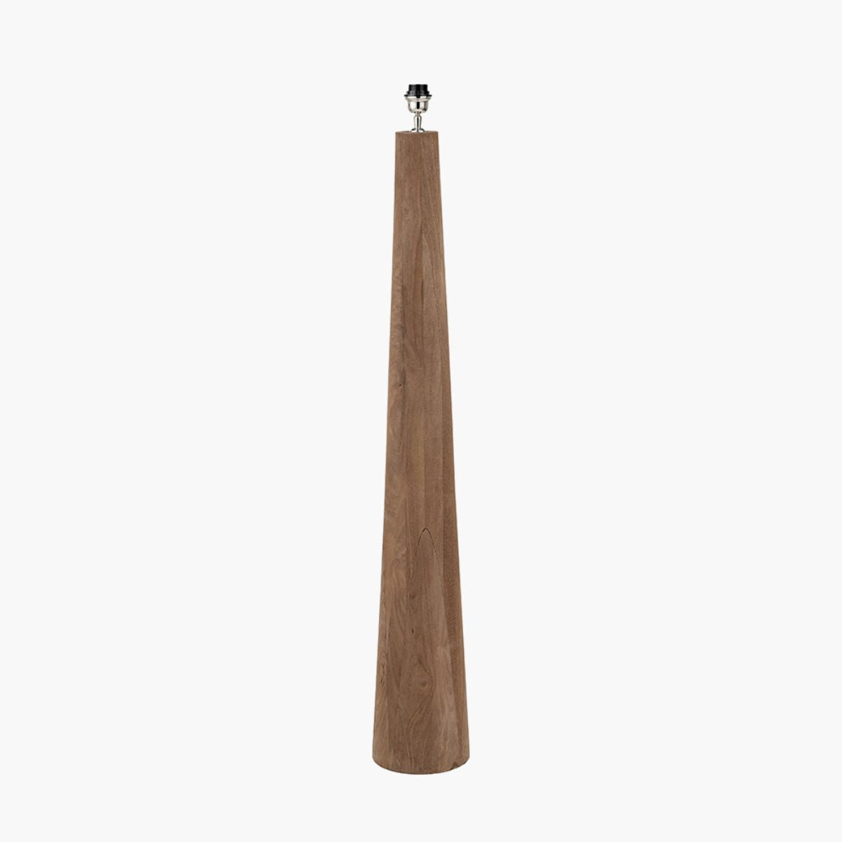 Pacific Lifestyle Esha Natural Conical Wood Floor Lamp Base