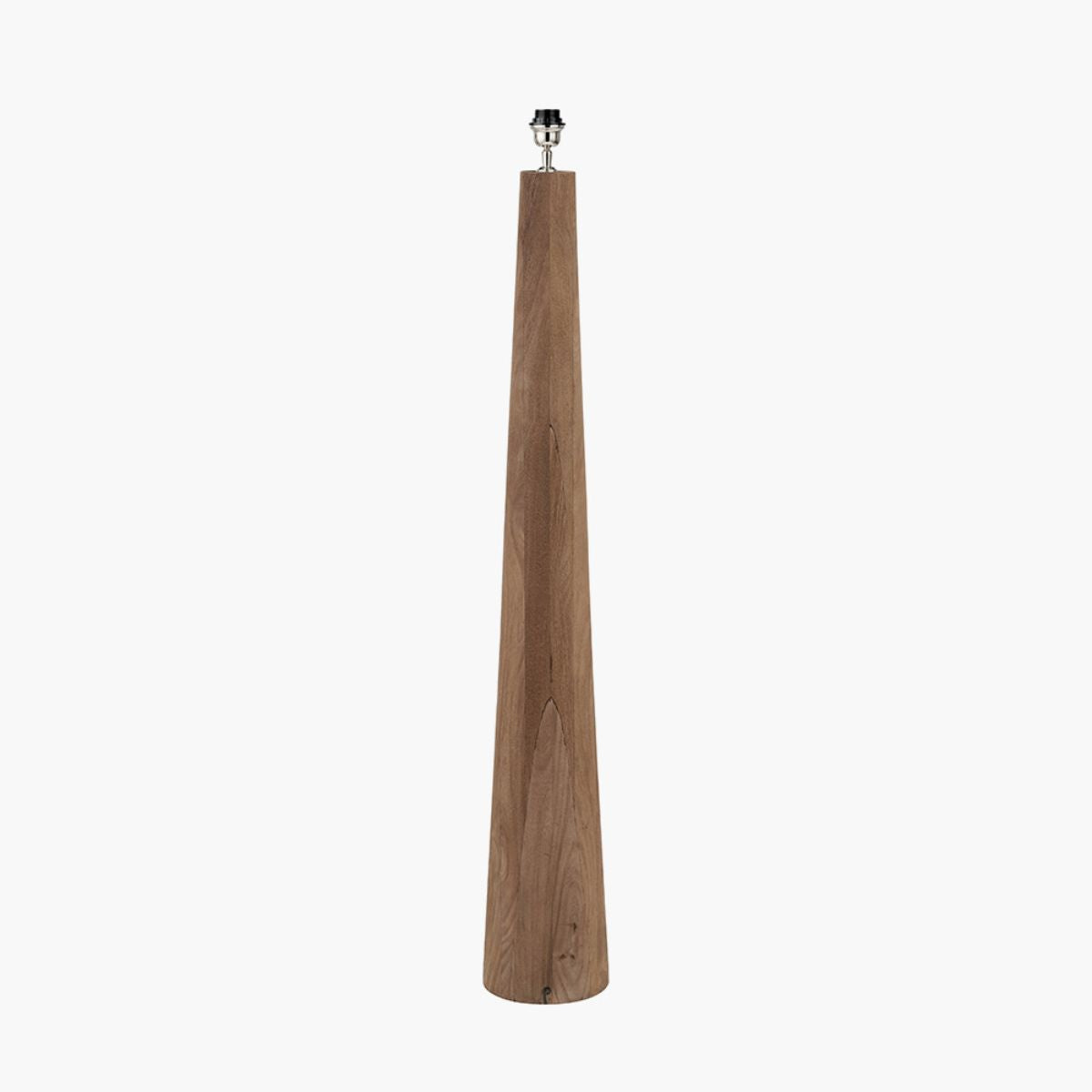 Pacific Lifestyle Esha Natural Conical Wood Floor Lamp Base