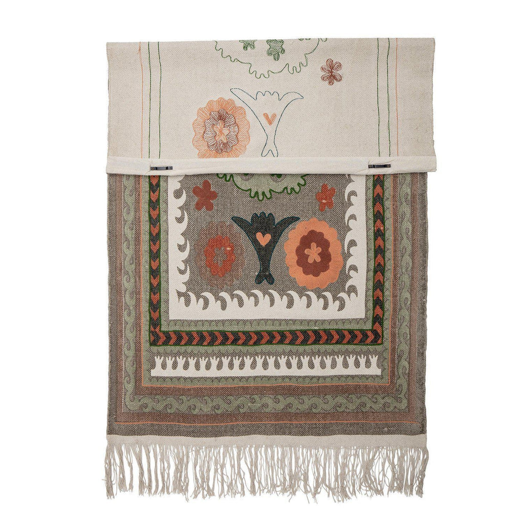 Esme Wall Decor Tapestry - Green - Bloomingville-Beaumonde