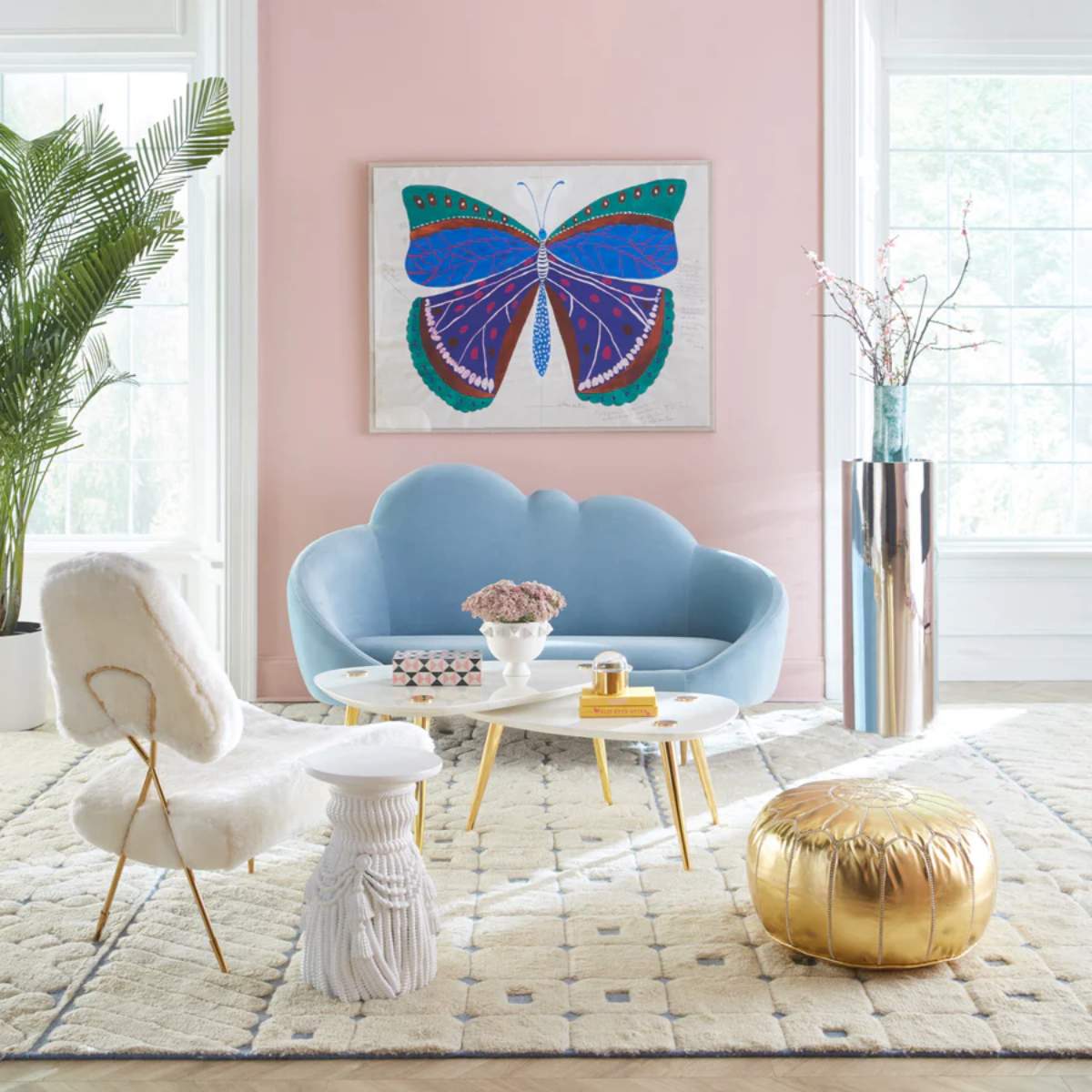 Jonathan Adler Ether 69.5" Cloud Settee
