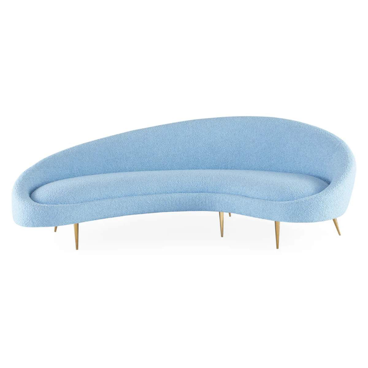 Jonathan Adler Ether 238.76cm Curved Sofa