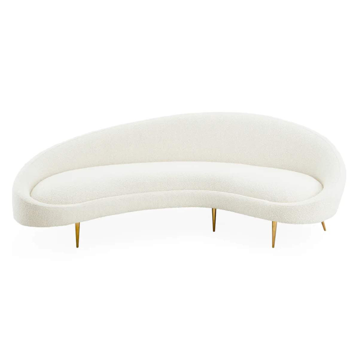 Jonathan Adler Ether 238.76cm Curved Sofa