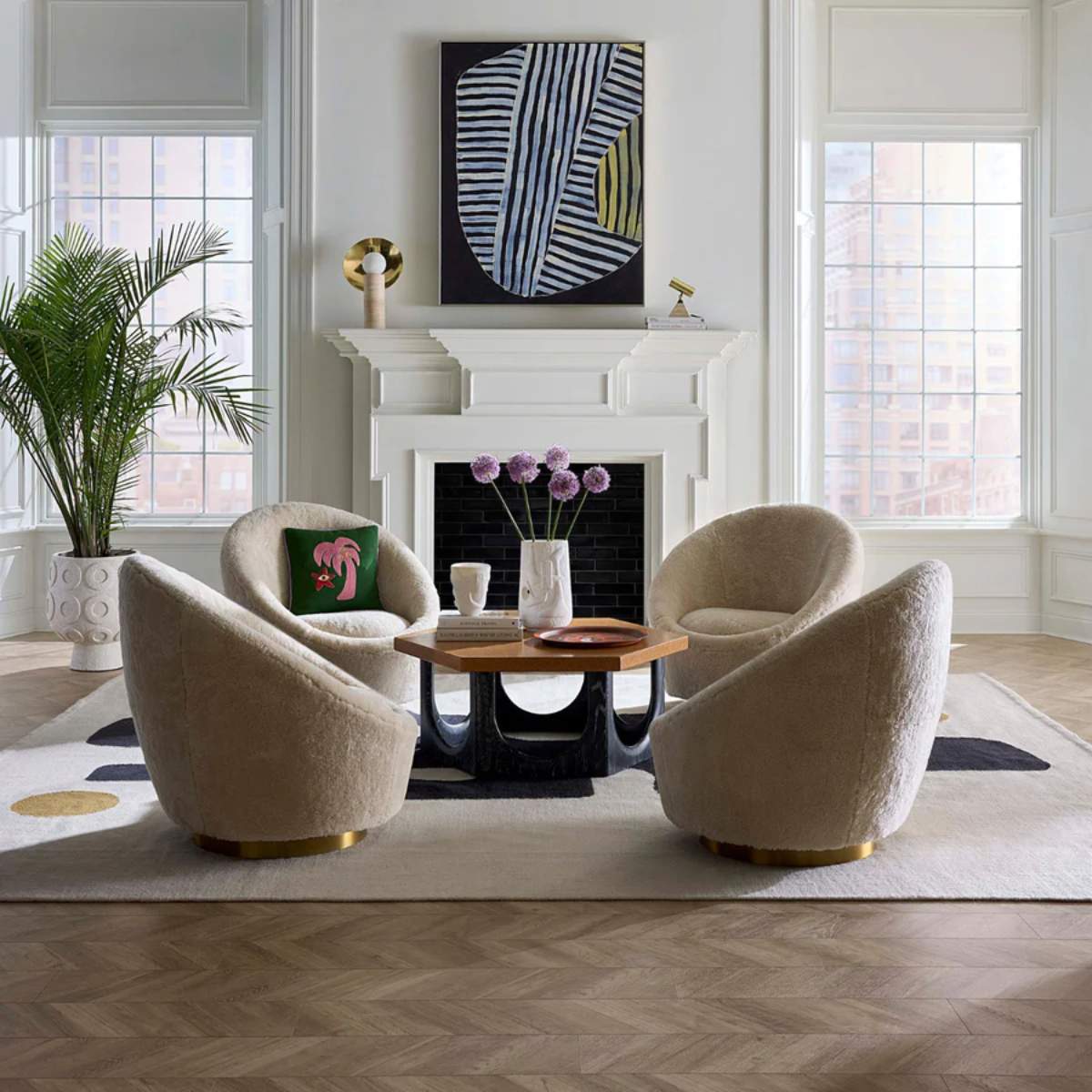 Jonathan Adler Ether Swivel Chair