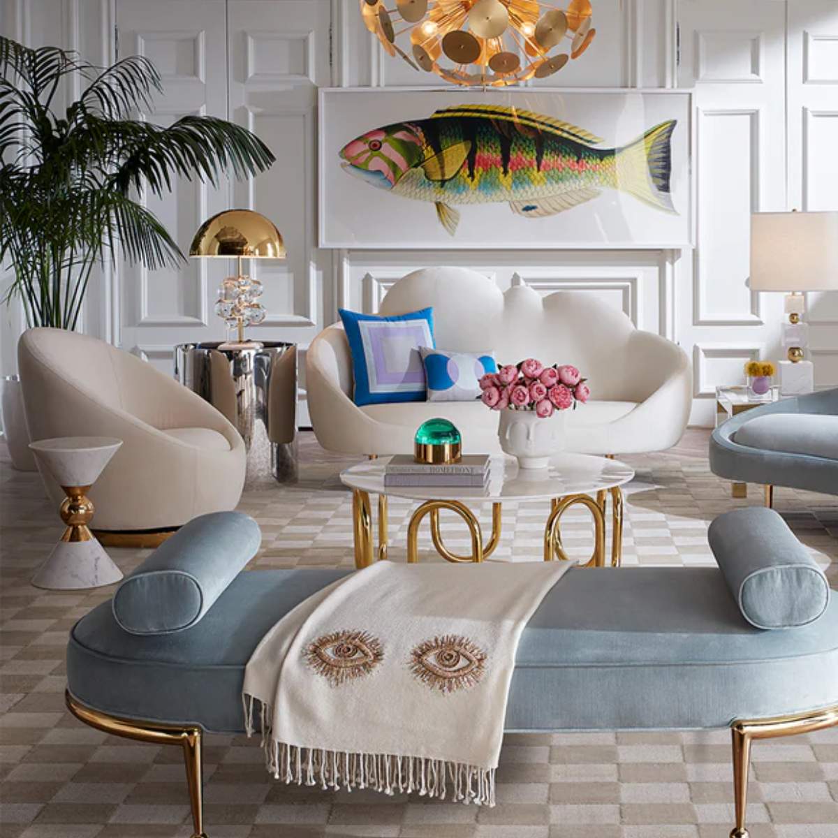Jonathan Adler Ether Swivel Chair