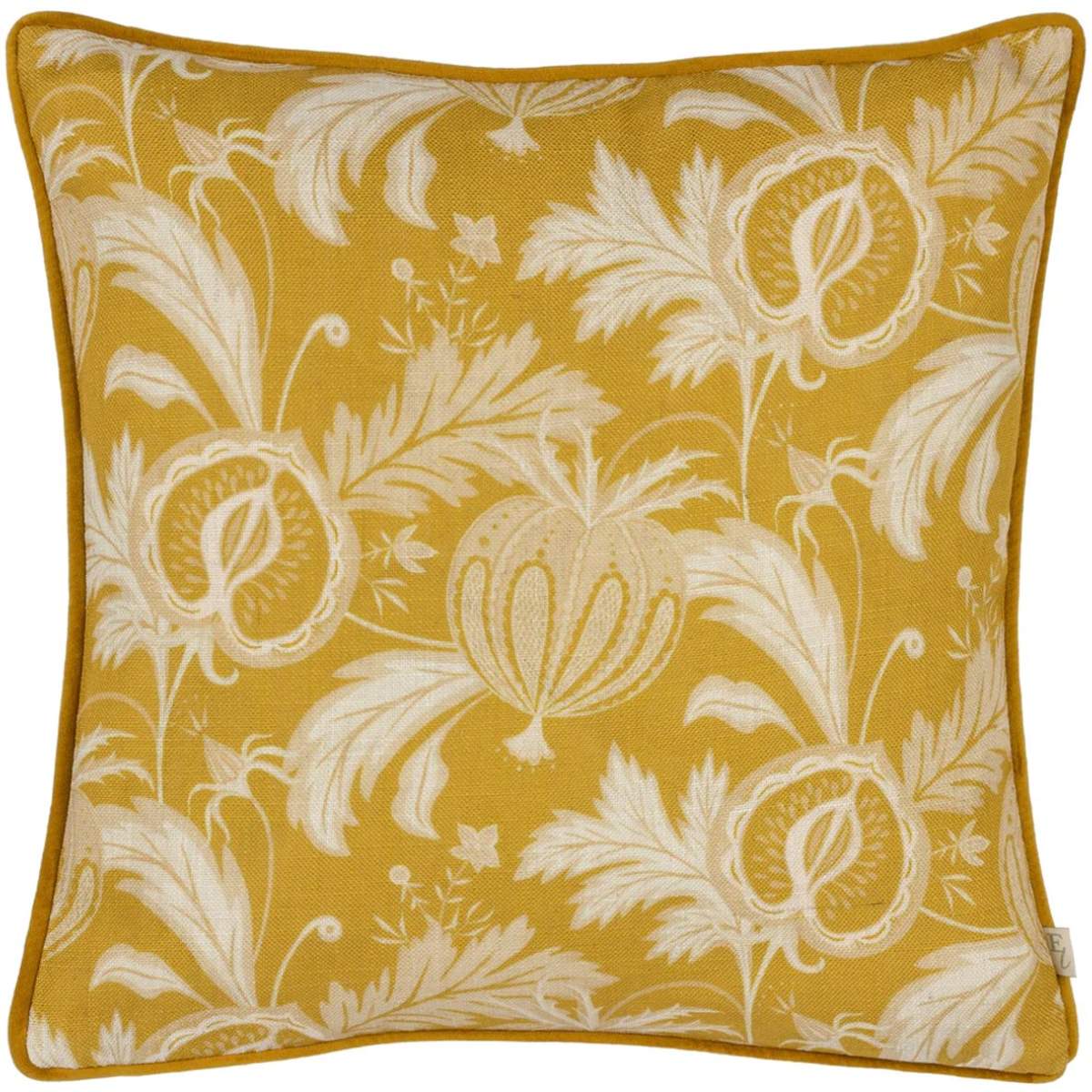 Aldiss Evans Lichfield Chatsworth Heirloom Cushion Saffron