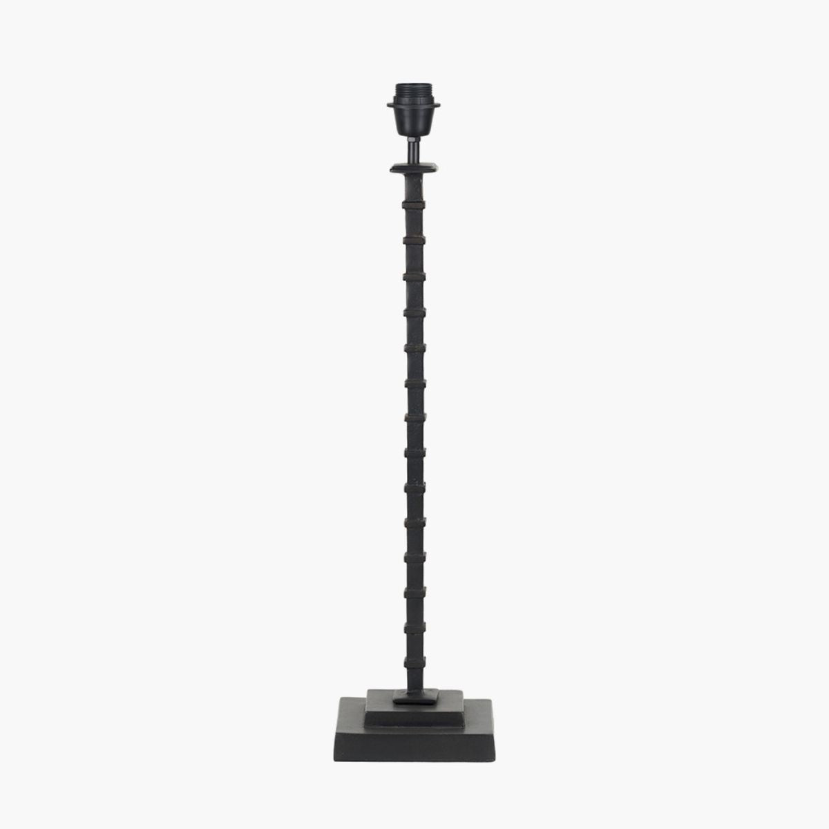 Pacific Lifestyle Everett Ribbed Metal Stick Table Lamp Base